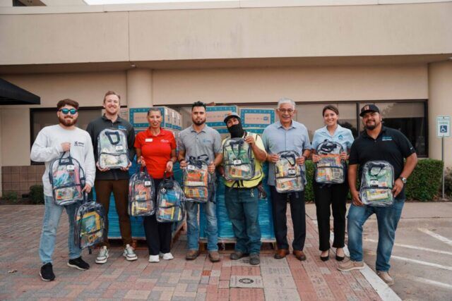 Kpost Backpack Charity Group Pic Kpost Backpack Charity Group pic